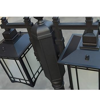 Amazon.co.jp: 街路灯産業用レトロ街路灯防水屋外ガラスランプ